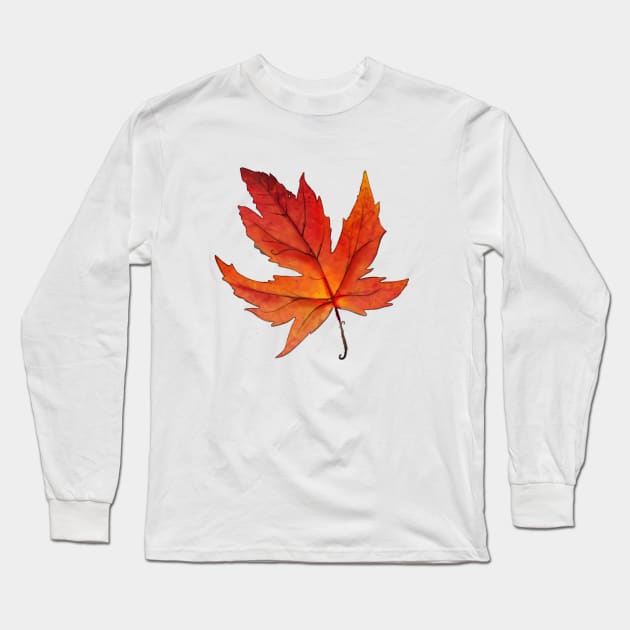 Maple Leaf 2 Long Sleeve T-Shirt by LonelyWinters